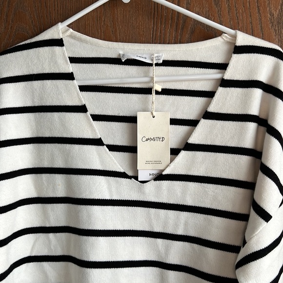 NWT striped Mango sweater - Picture 2 of 5